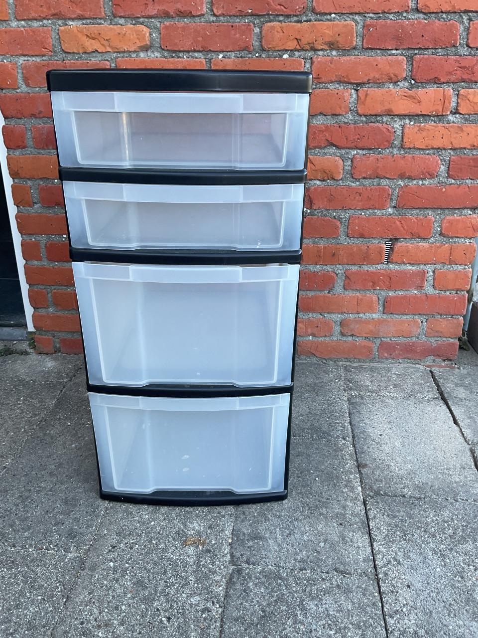 Opbergkast plastic 4 lades