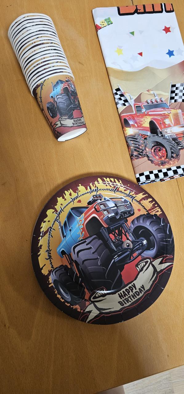 Monster Truck Verjaardag Versiering