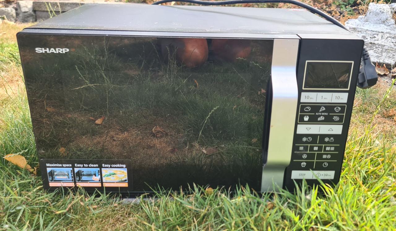 Combimagnetron met grill en heteluchtfunctie