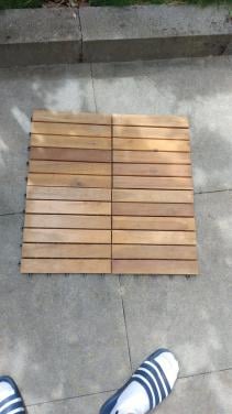 40 stuks Houten Kliktegels (30x30 cm)