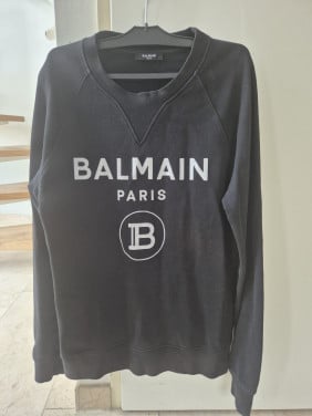 Zwarte Balmain trui - M