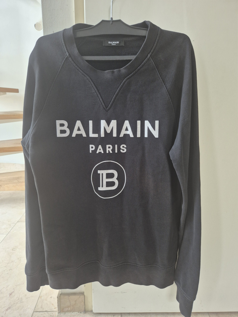 Zwarte Balmain trui - M