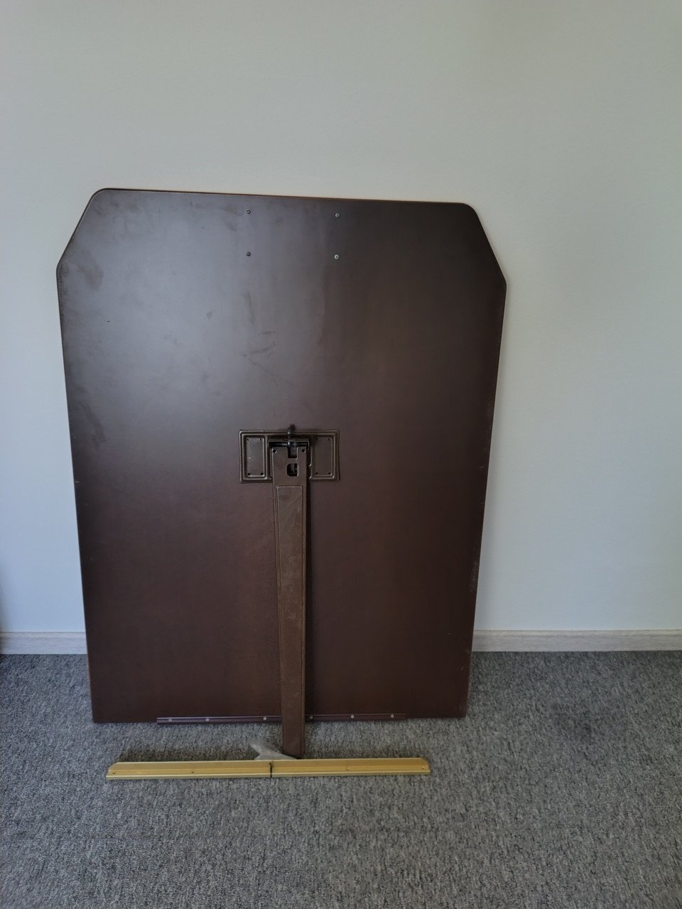 Camper caravan tafel met poot en geleider