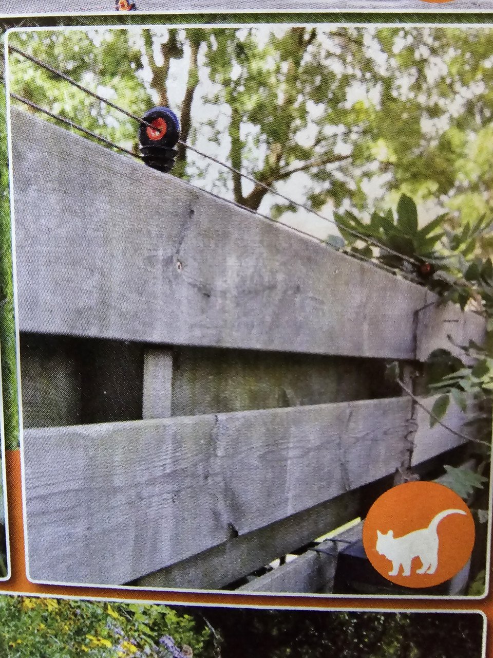 Schrikdraadapparaat met accesoires voor katten. In zeer goede staat