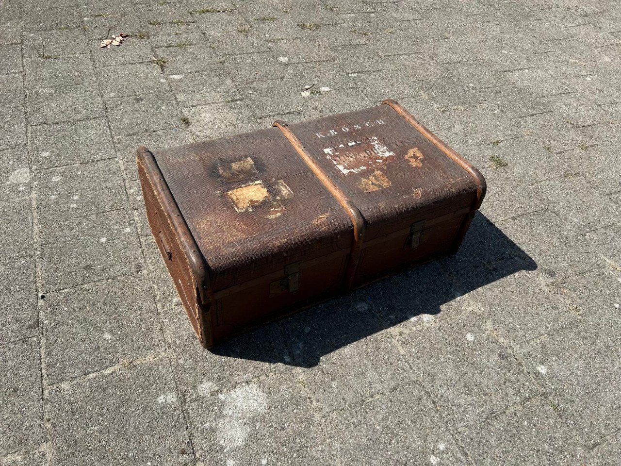 Oude hutkoffer