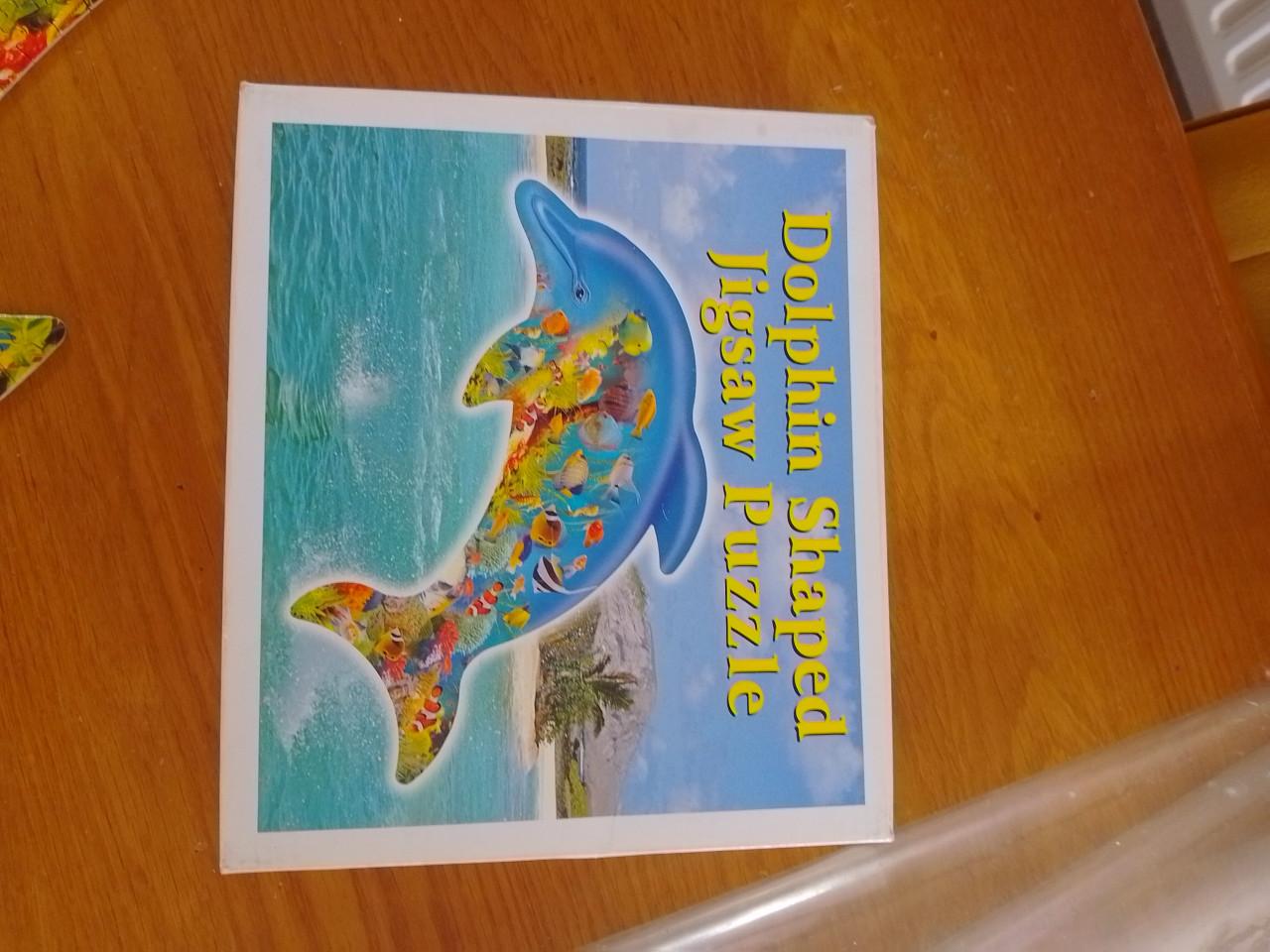 Puzzel dolfijn vorm compleet