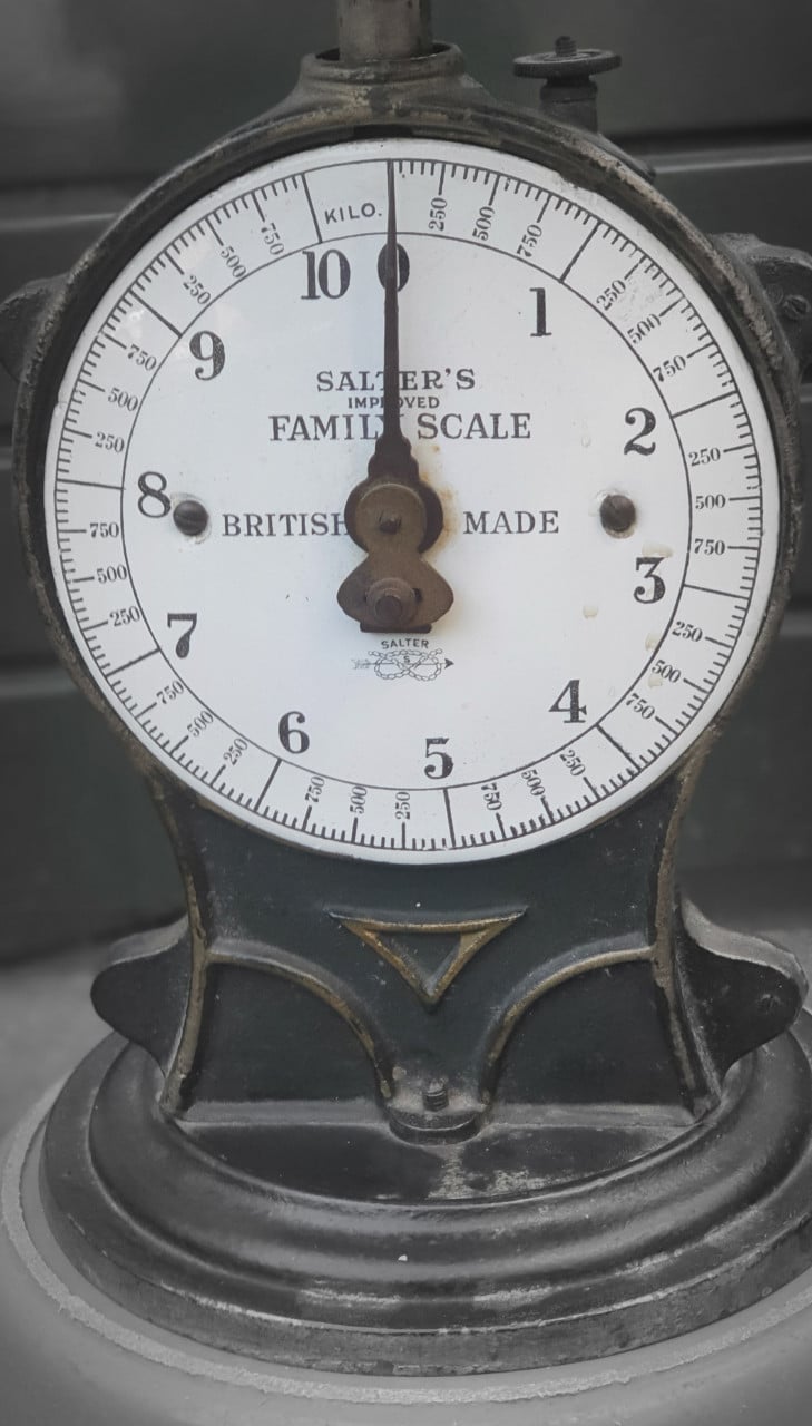 Engelse weegschaal rond 1900