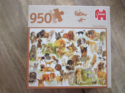 T.e.a.b. Jumbo puzzel van 950 stukjes. Dogs