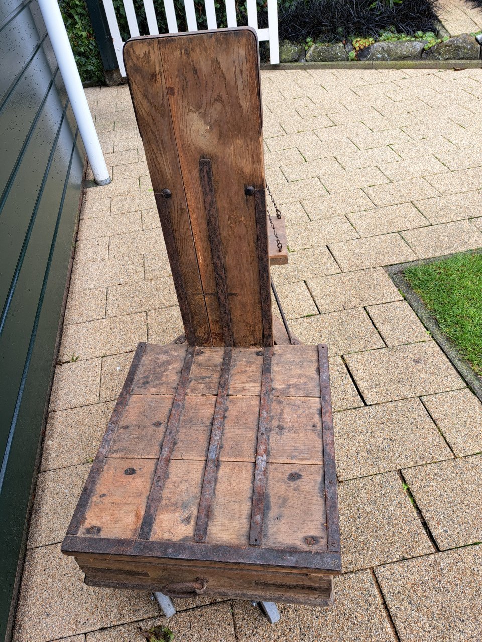 Eiken houten bascule