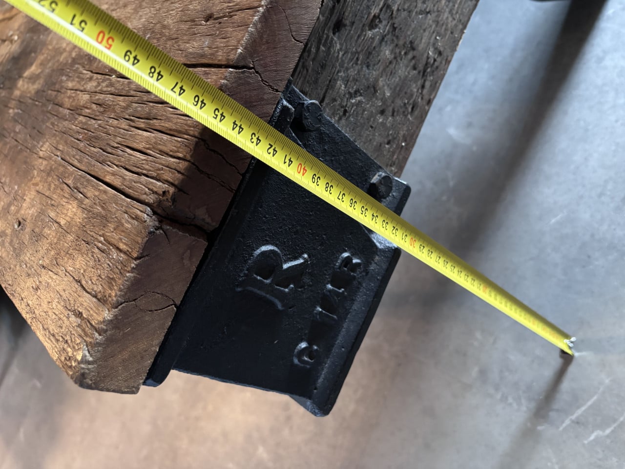 Wagonhouten salontafel