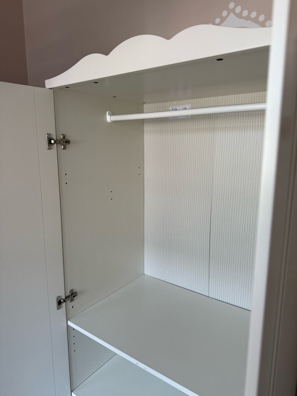Witte Ikea kledingkast, 80x50x187 cm