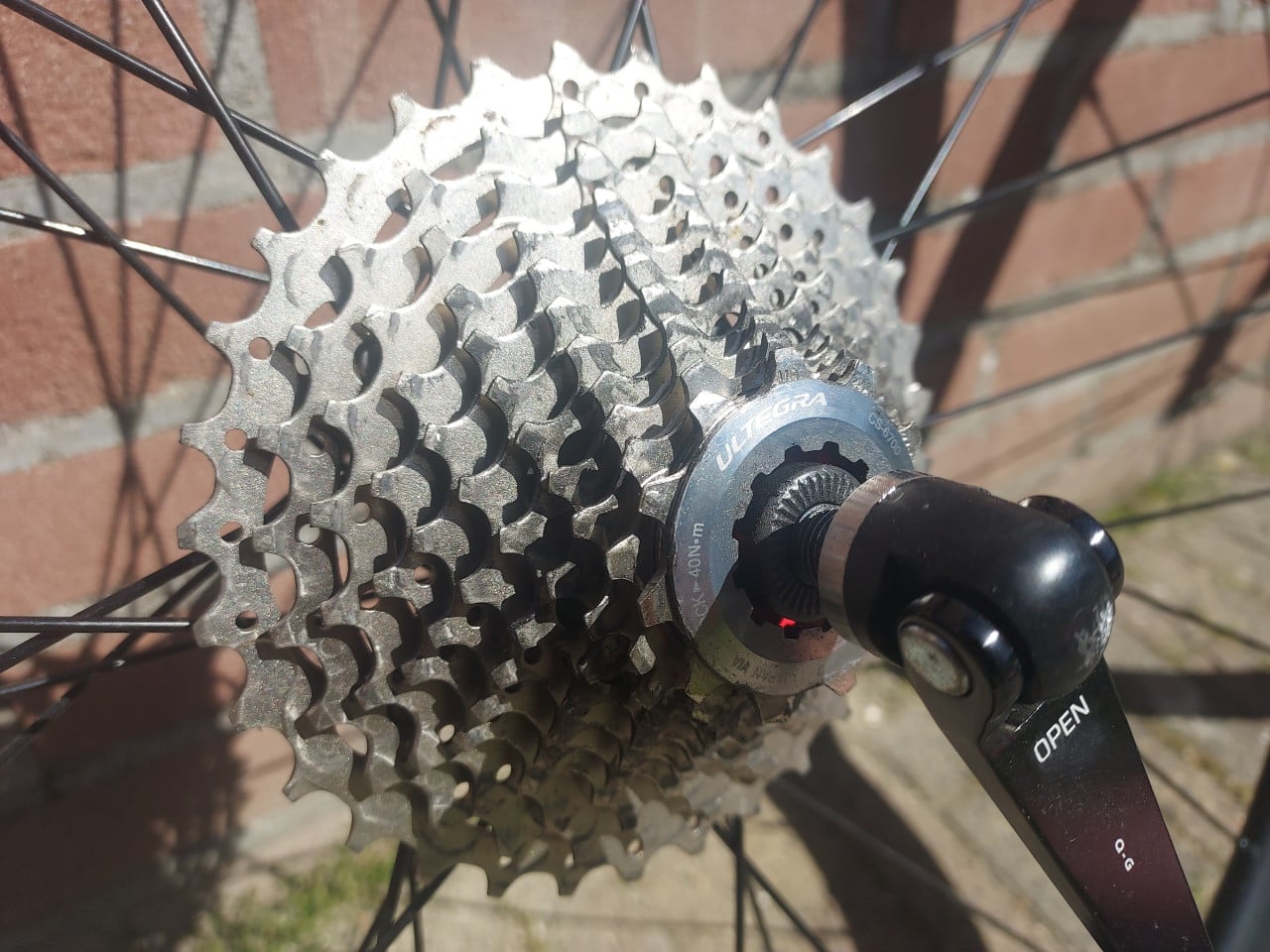 Racefiets wielen velgrem 11-speed