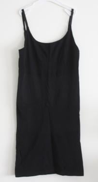 Zwart onderjurk strak model maat xxl