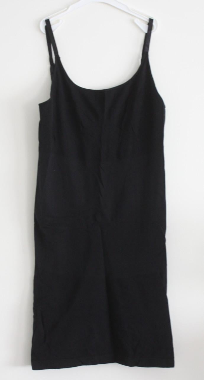 Zwart onderjurk strak model maat xxl