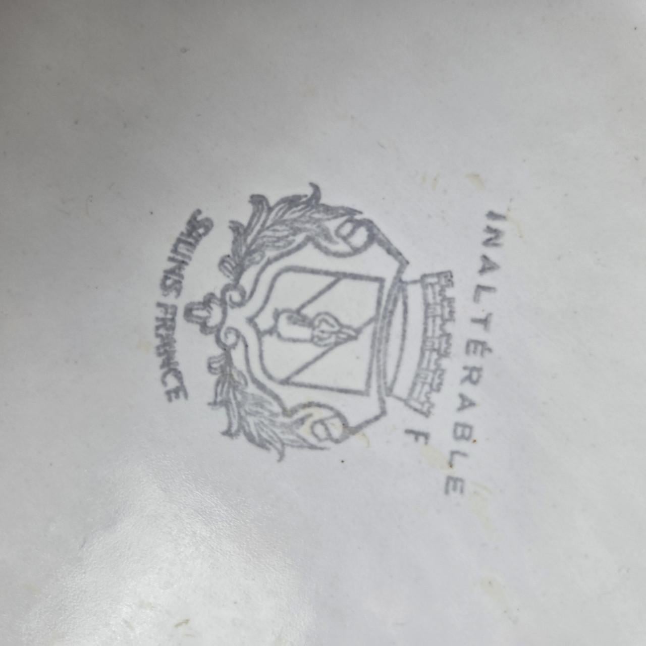 Salins vintage visservies uit Frankrijk