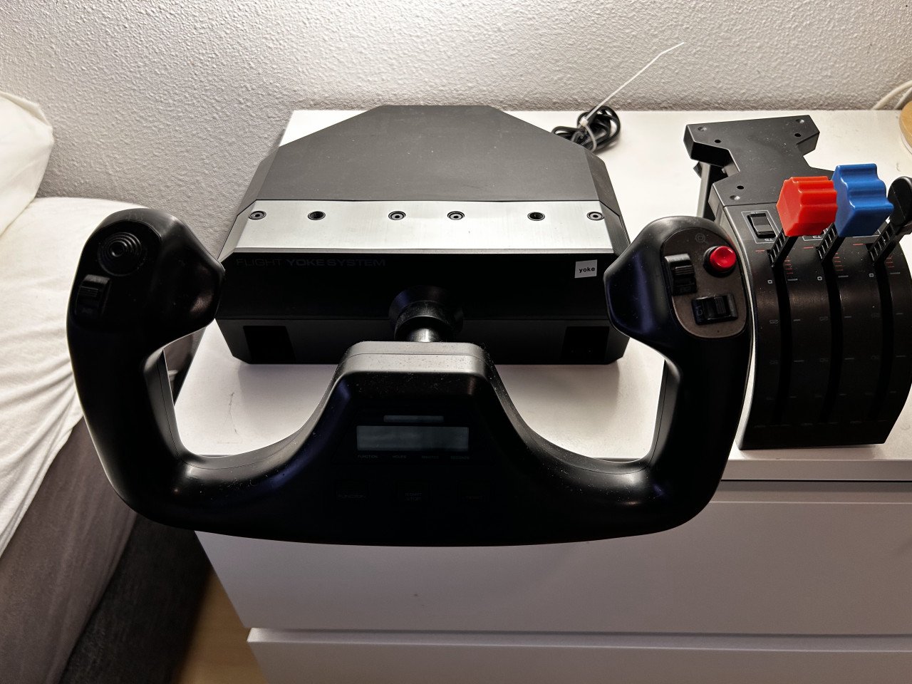Logitech Throttle & Yoke set voor Microsoft Flichtsimulator