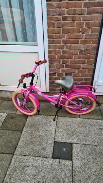 Meisjes fiets merk POPAL-Benthe 16 inch-5 tot 7 jaar