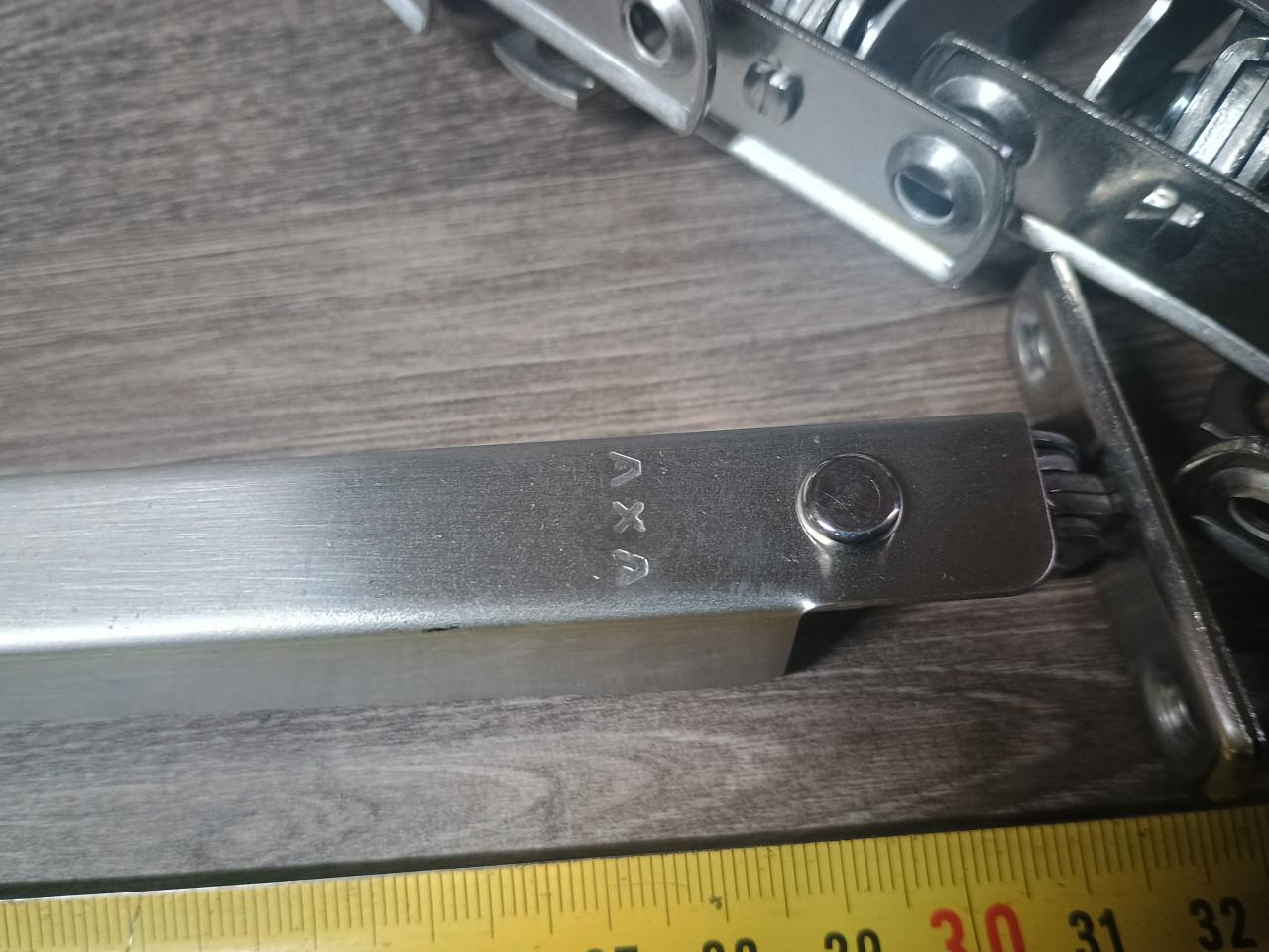 8x Nieuwe RVS raamuitzetters