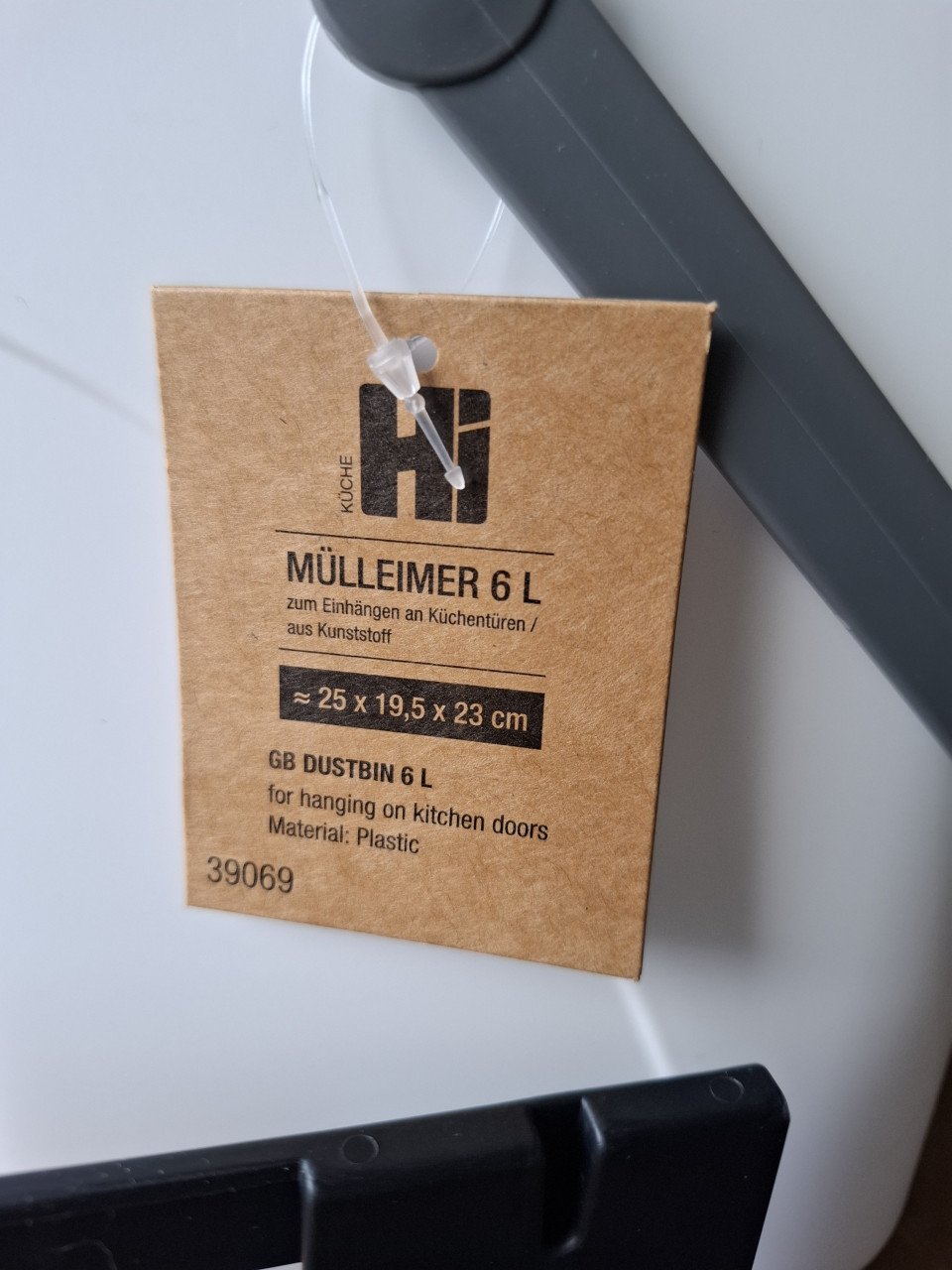Afvalbak 6ltr Nieuw