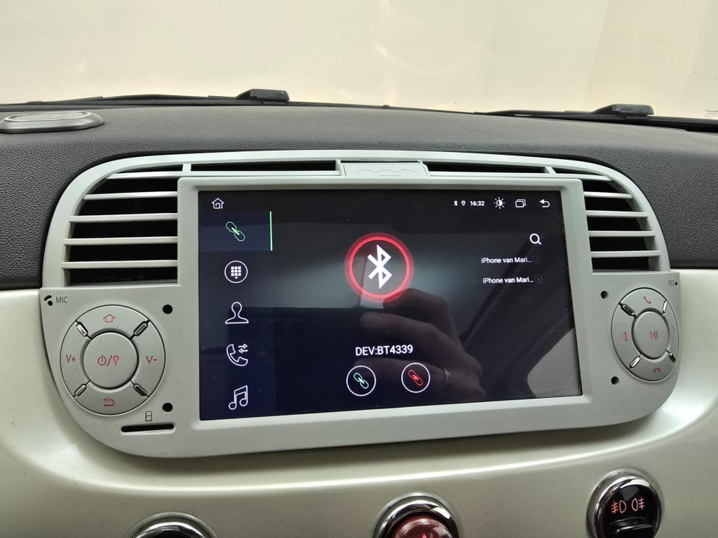 Fiat 500 twinair met panoramadak en unieke parelmoerkleur | tweedehands fia
