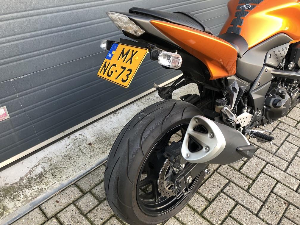 Puntgave Kawasaki Z750 met ABS, 26dkm, Led verlichting, rijklaar €4195,-