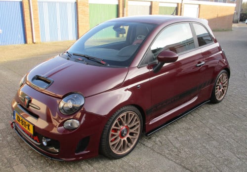 Snelle Fiat 500 1.4 Abarth  Maseratie uitvoering (replica)Nieuwe Apk, 180pk