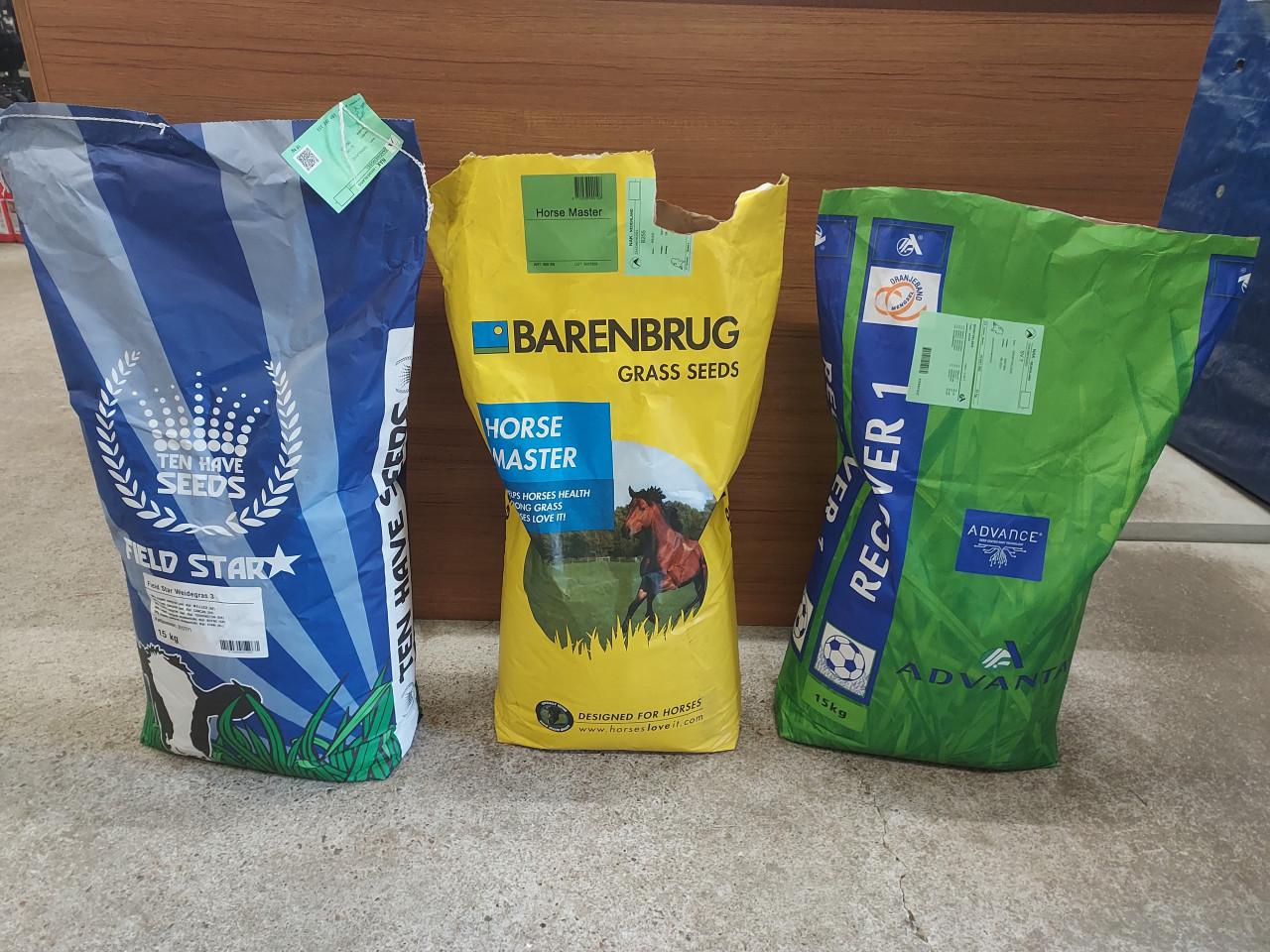 Zaden meststoffen grond