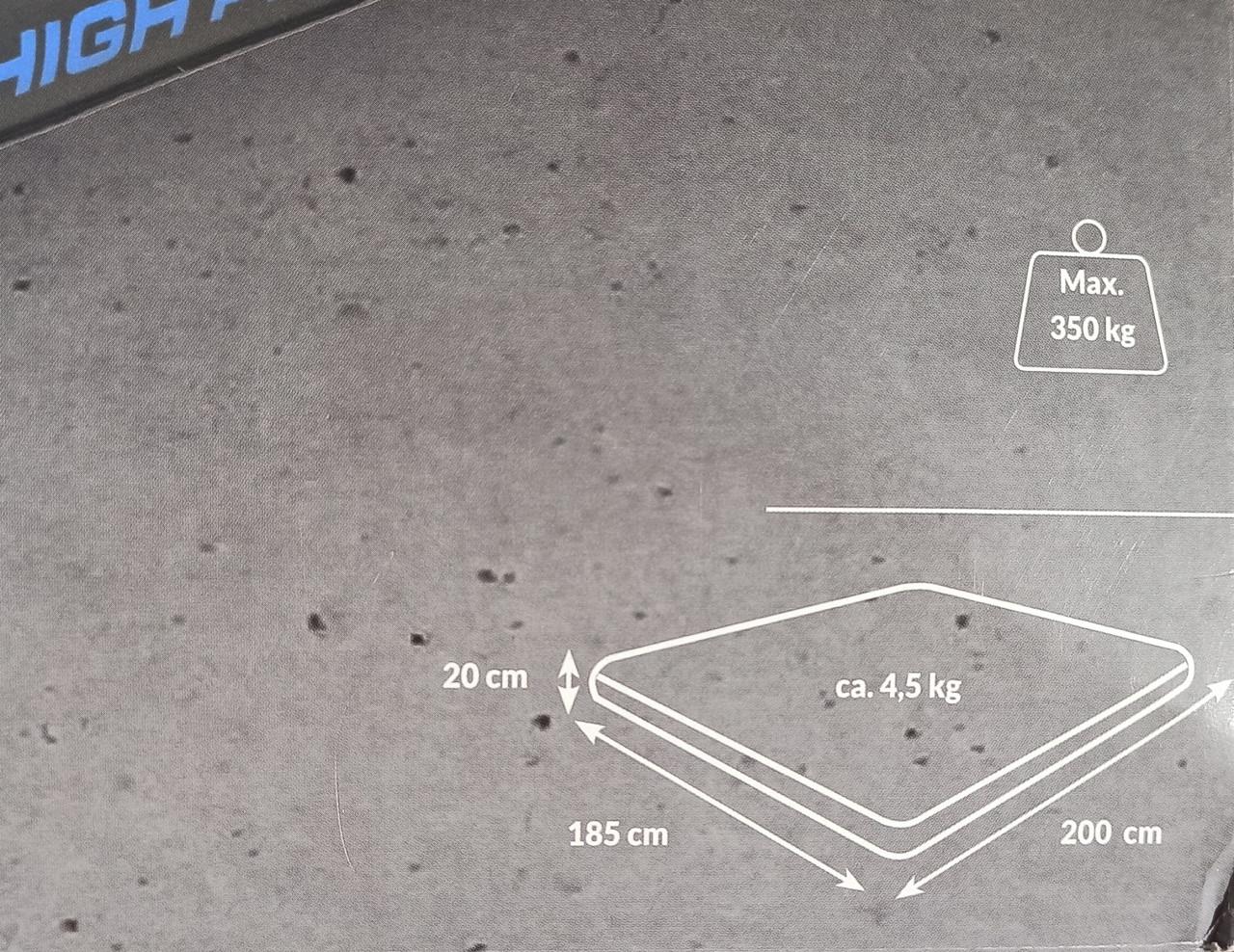 KING SIZE 185x200- High Peak Comfort Plus Luchtbed geïntegreerde pomp