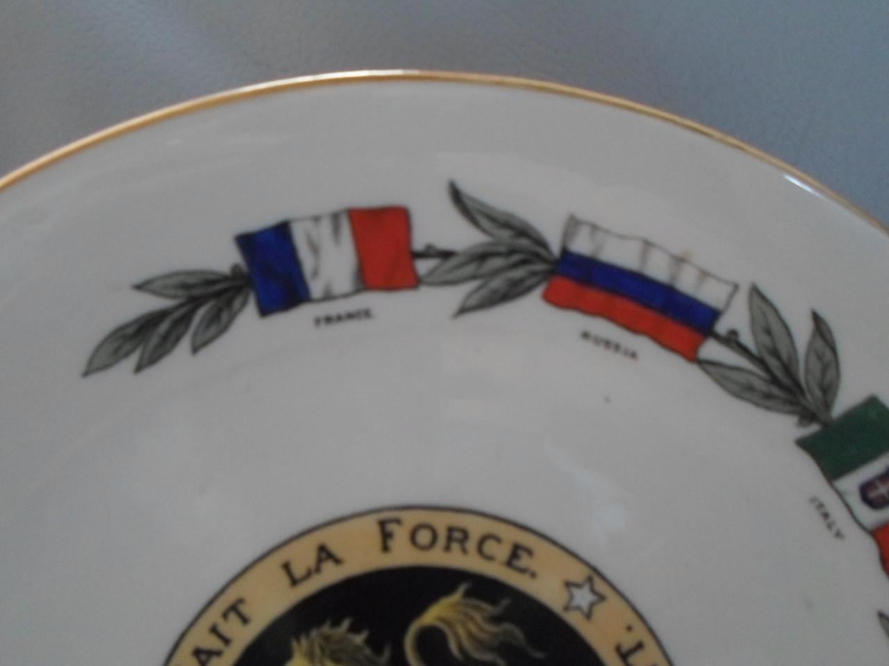 Goss WWI Allied Commemorative Plate 1916