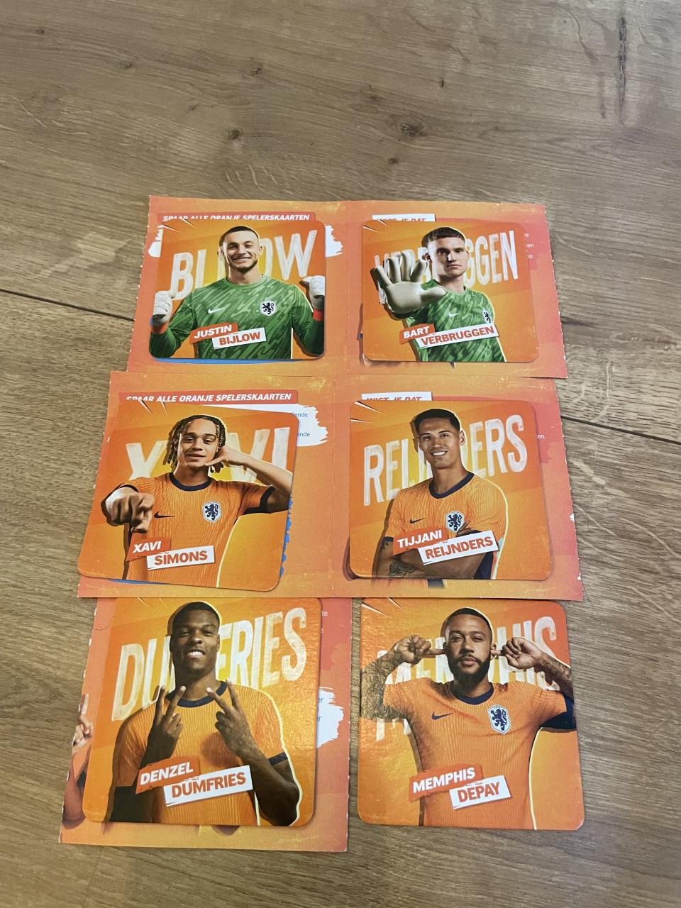 Voetbal ek onderzetters/kaarten