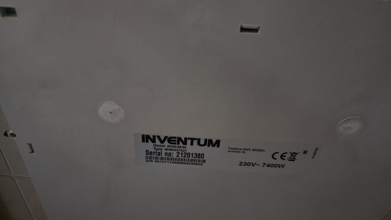 Inventum IKI6030 inbouw inductie kookplaat