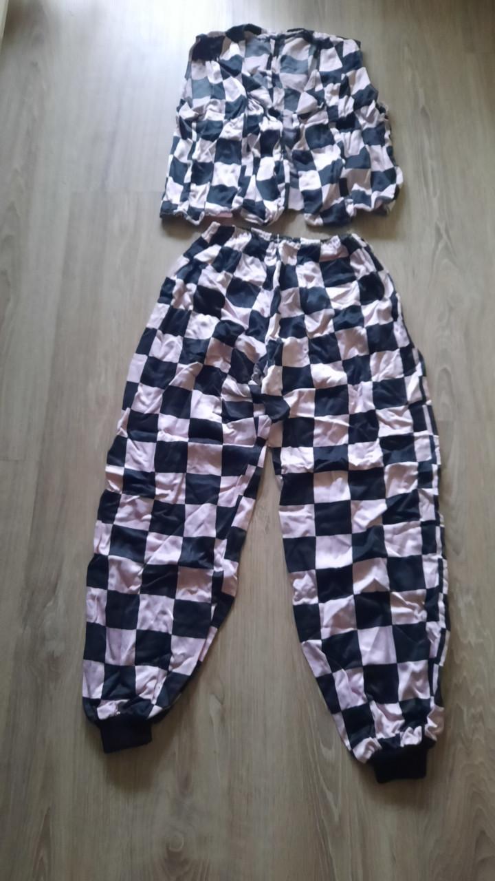 Carnaval kostuum/pak geruit