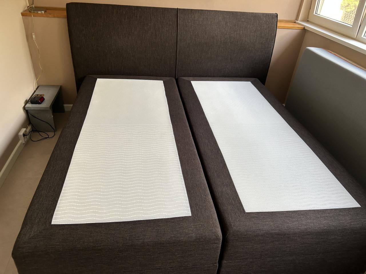 Boxspring met opbergboxen 180x200x48