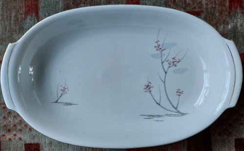 Schaal Bloesem L= 34 cm.
