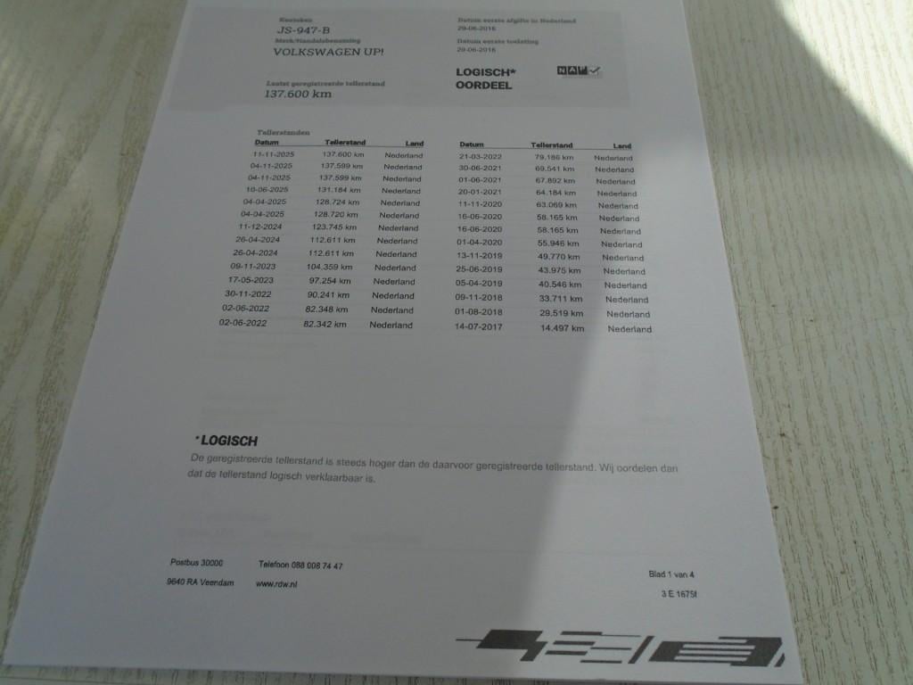 Volkswagen UP! up 1.0 bmt move