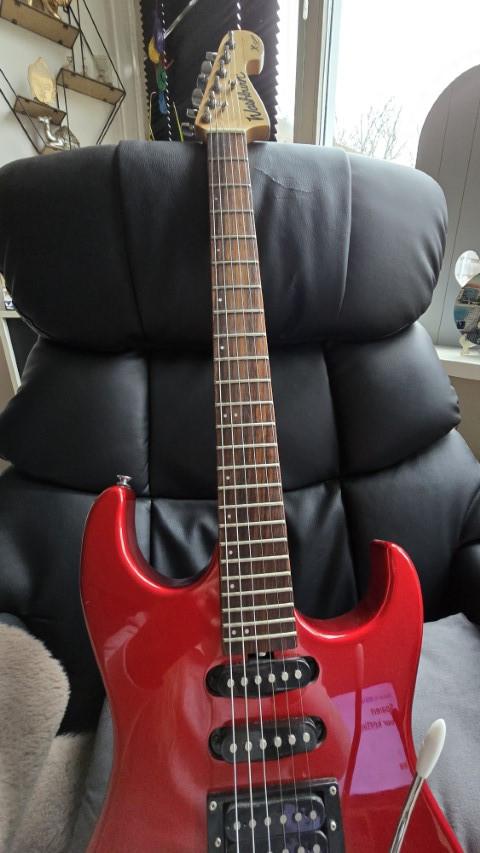 Super mooie en goede Vintage Wahburn gitaar