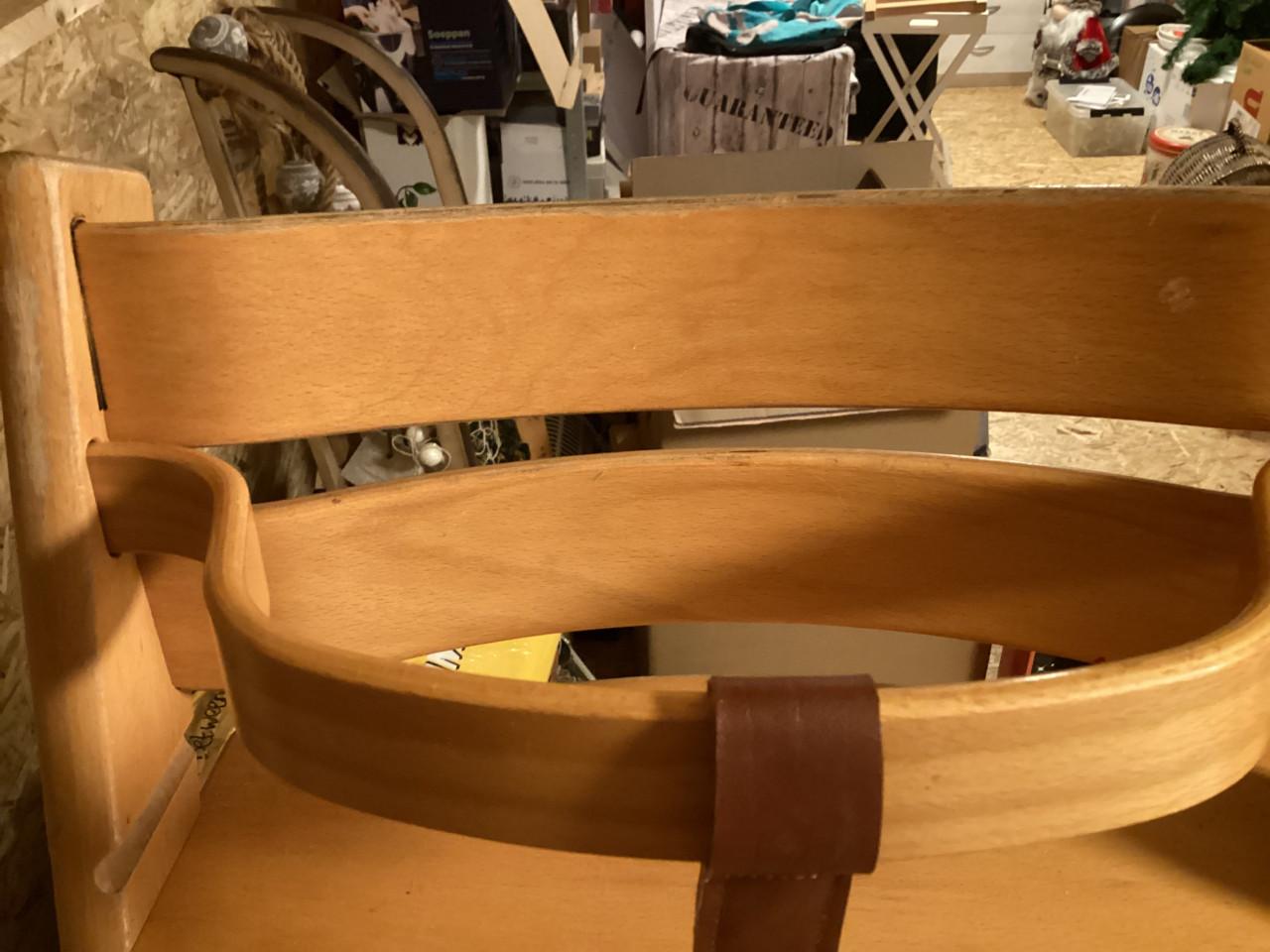 Stokke Tripp Trapp blank hout meegroeistoel