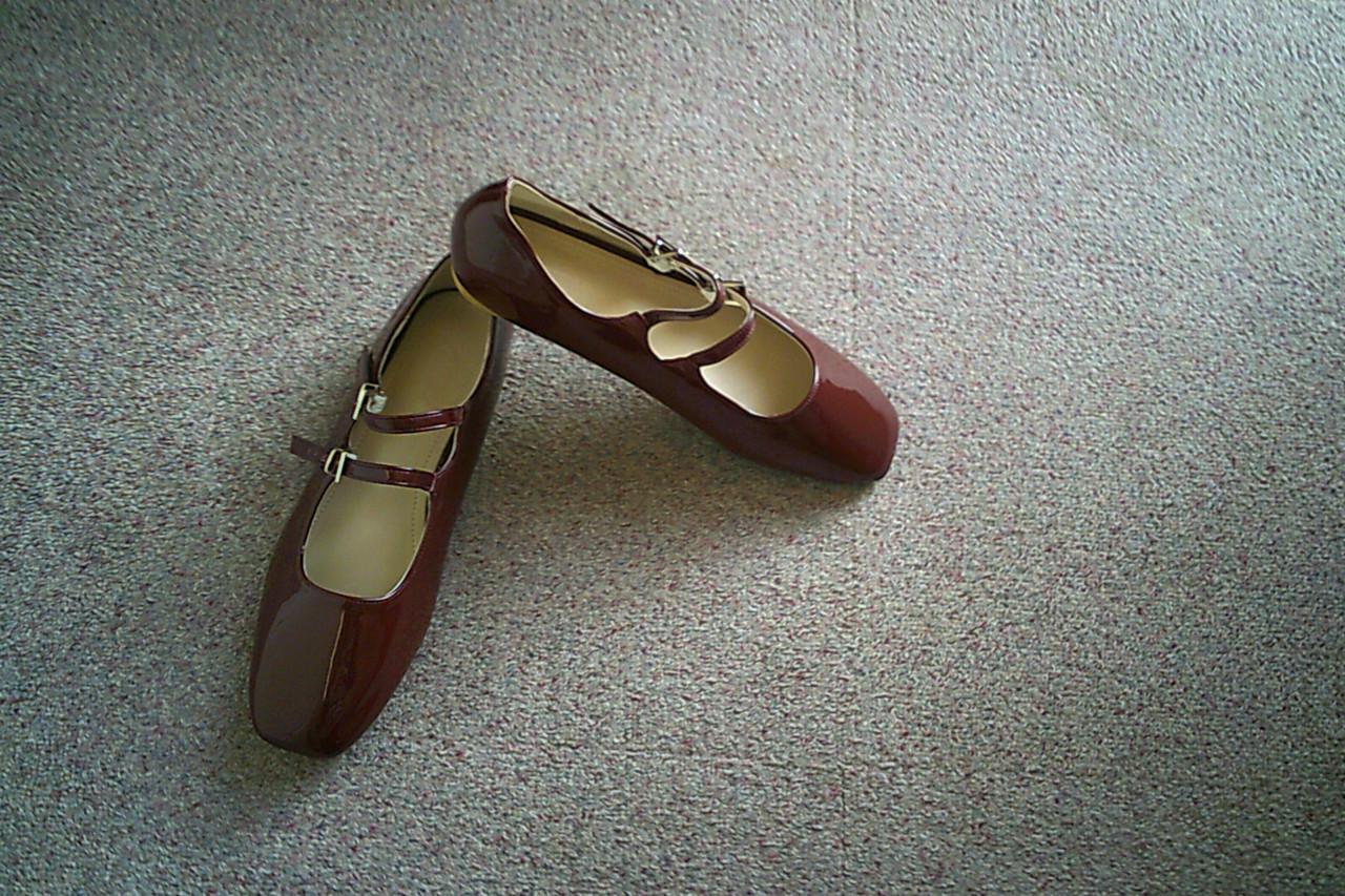 VINTAGE lederen ballerina in TOP conditie ... maat 39