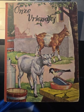 Boekje: Onze vriendjes Voorleesboekje met mooie platen.