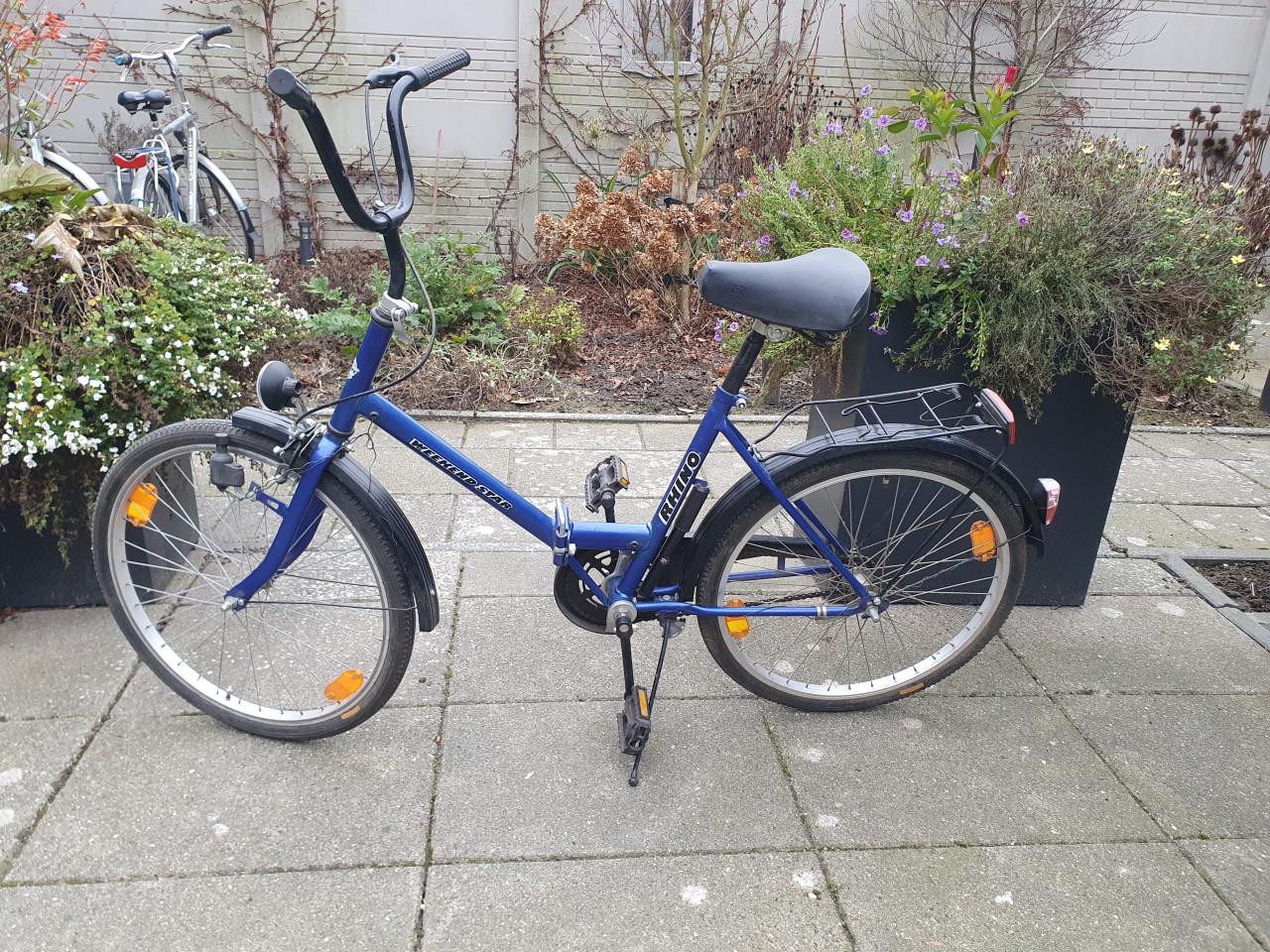 Keurige opvouwbare campingfiets voor op de boot of bij de vakantiewoning