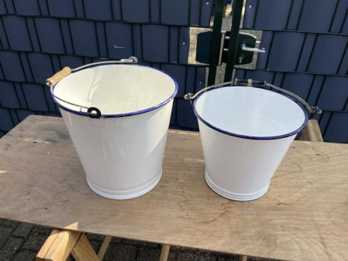 2 Emmers Emaille Wit