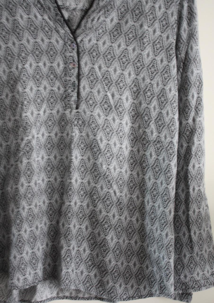 Shirt blouse zwart wit maat 34