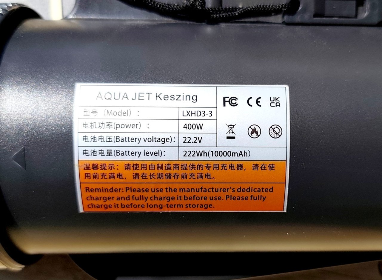 Sub / Snorkel motor 10000mAh 130-50 min / 3-7 Km/h