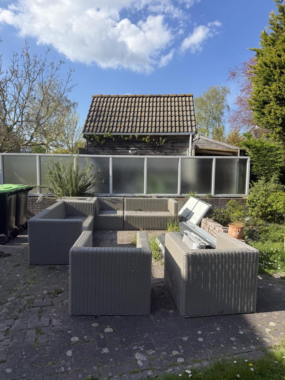 Loungeset zonder kussens