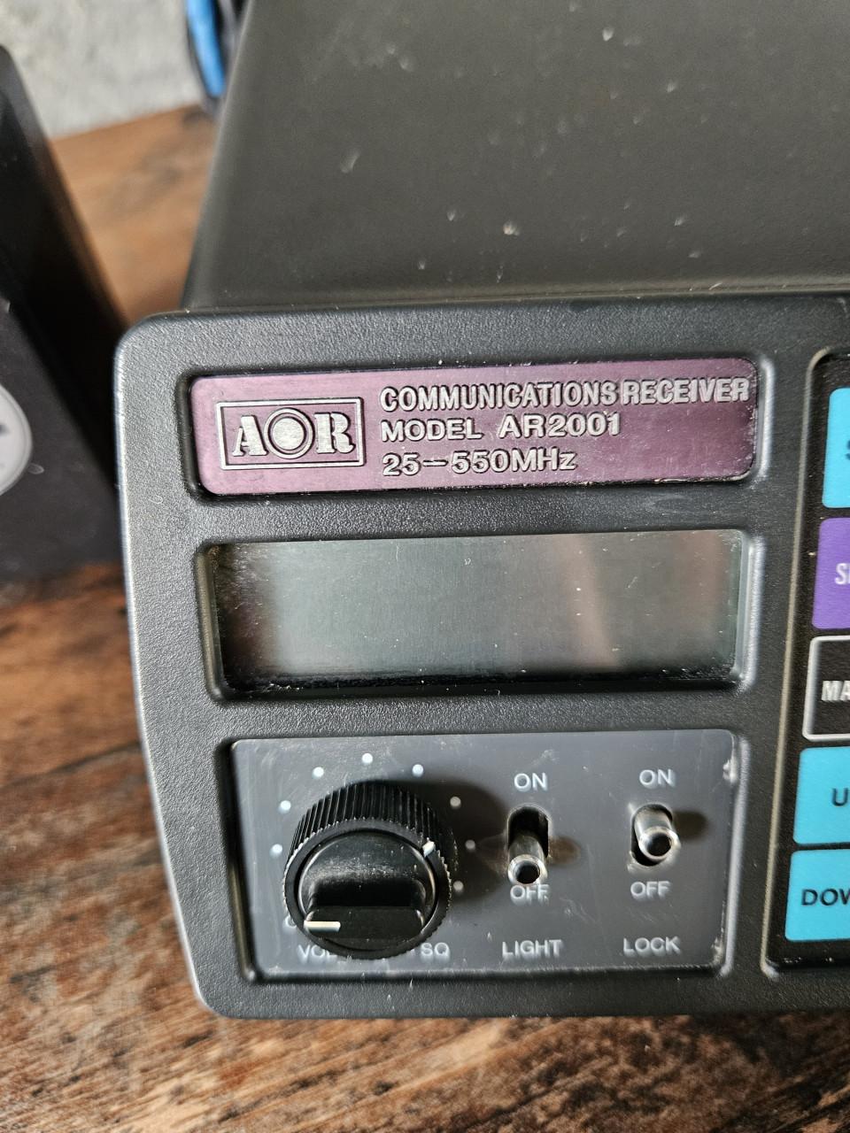 AOR AR-2001 Communicatie Ontvanger met Adapter