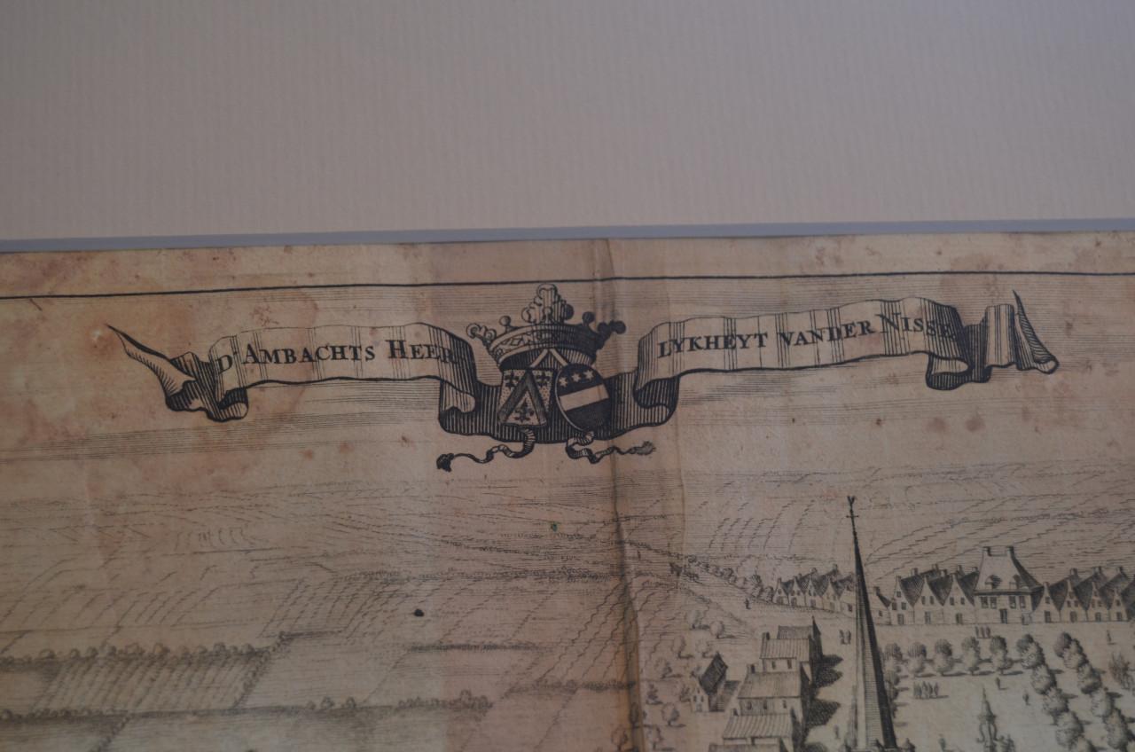 Kopergravure 'Heerlykheyt vd Nisse' Smallegange 1696