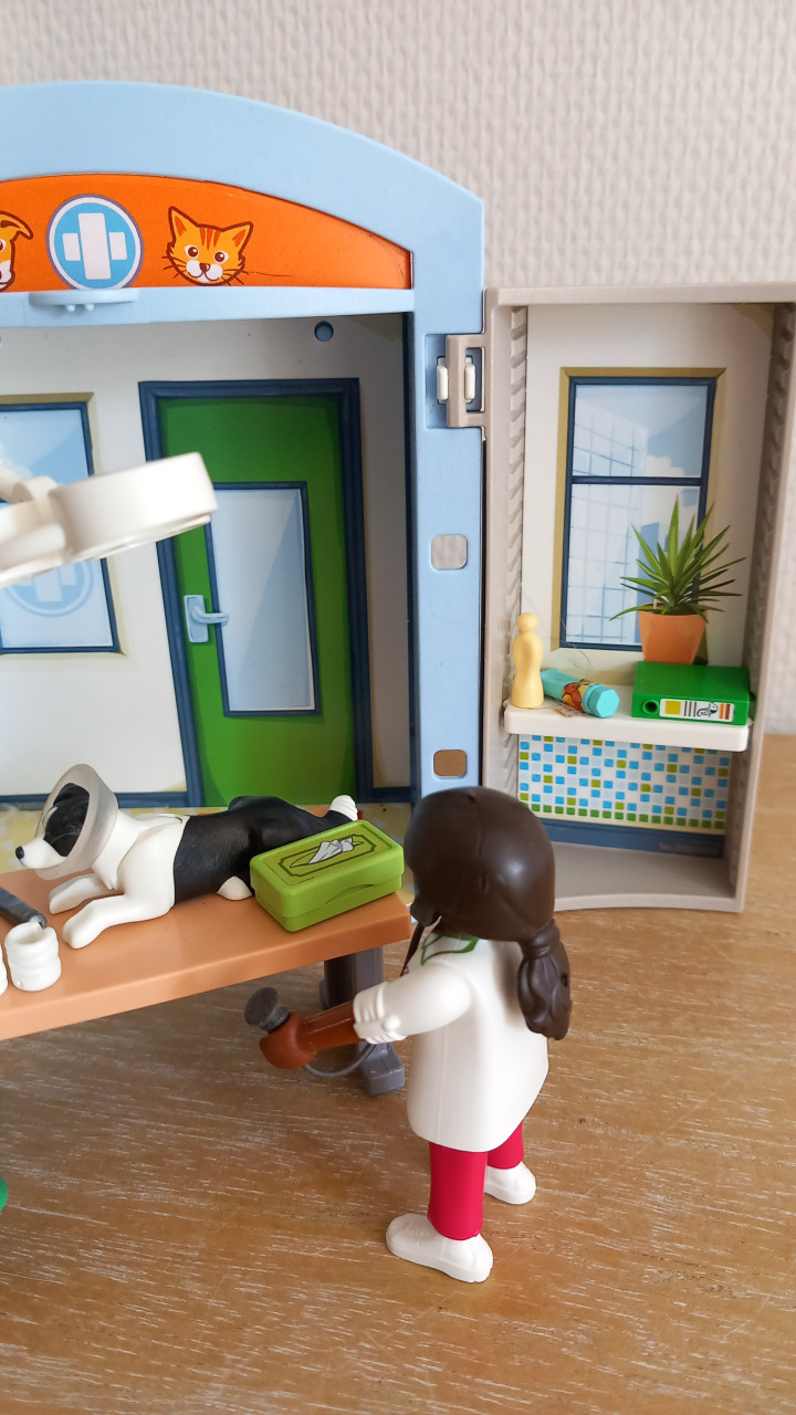 Playmobil dierenarts speelbox setnr 70309