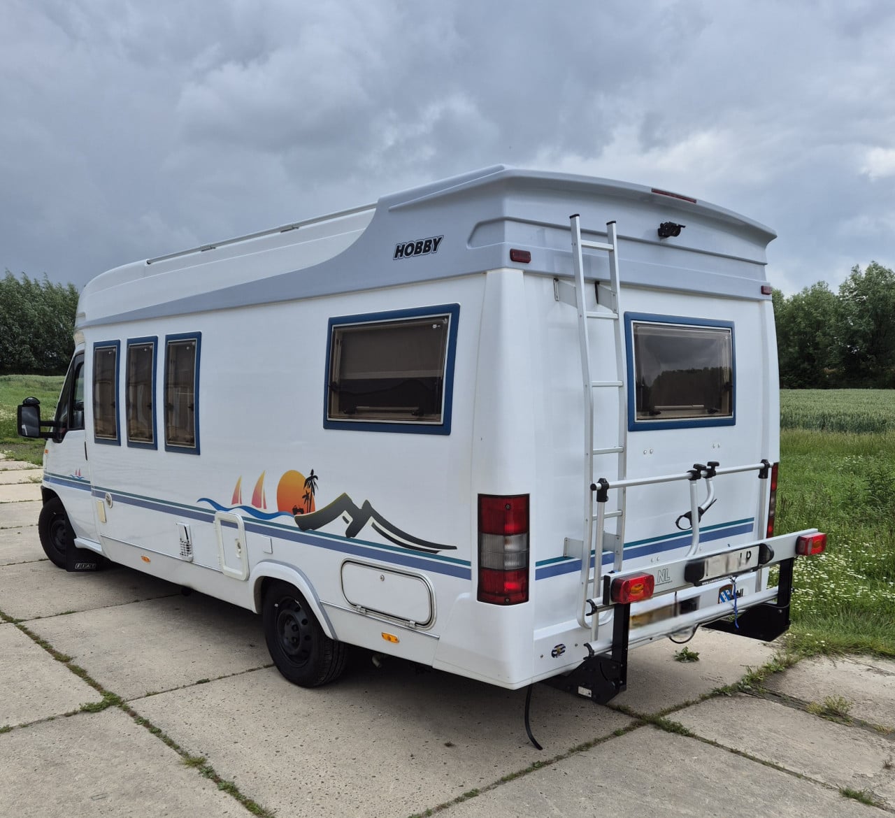 Hobby 650 op AL-KO chassis, robuust en eigenzinnige uitstraling