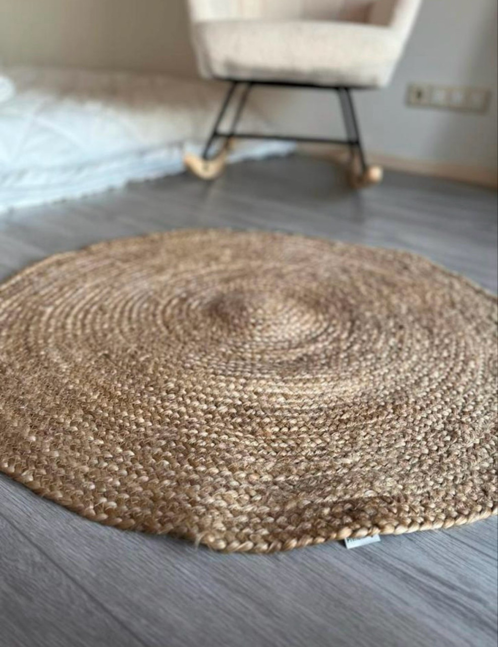 Jute vloerkleed