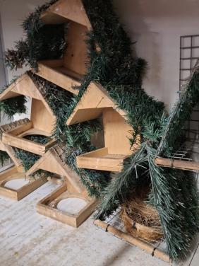 Gebruikte nestkasten voor tropen/wildzang